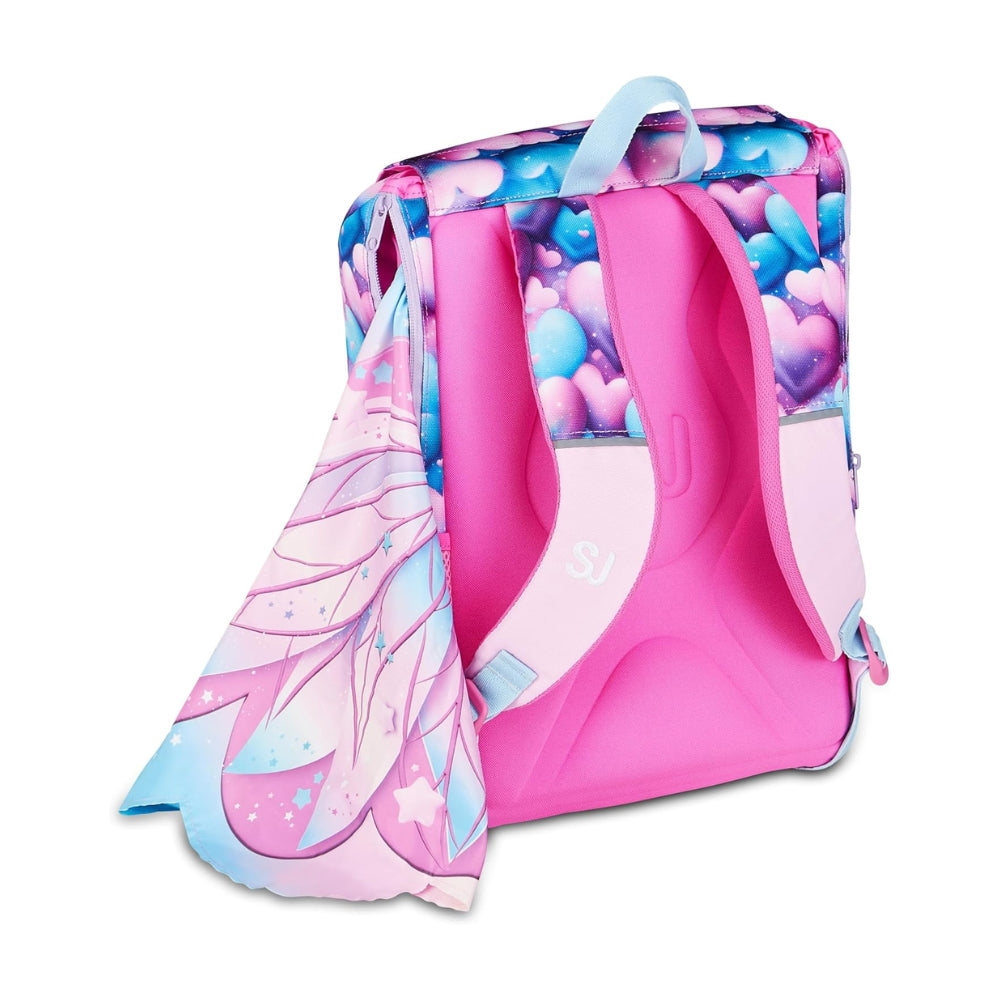 Sj Gang Style Jam Gang Zaino Scuola Estensibile Big Magical Fantasy Girl - Rosa, 24 L