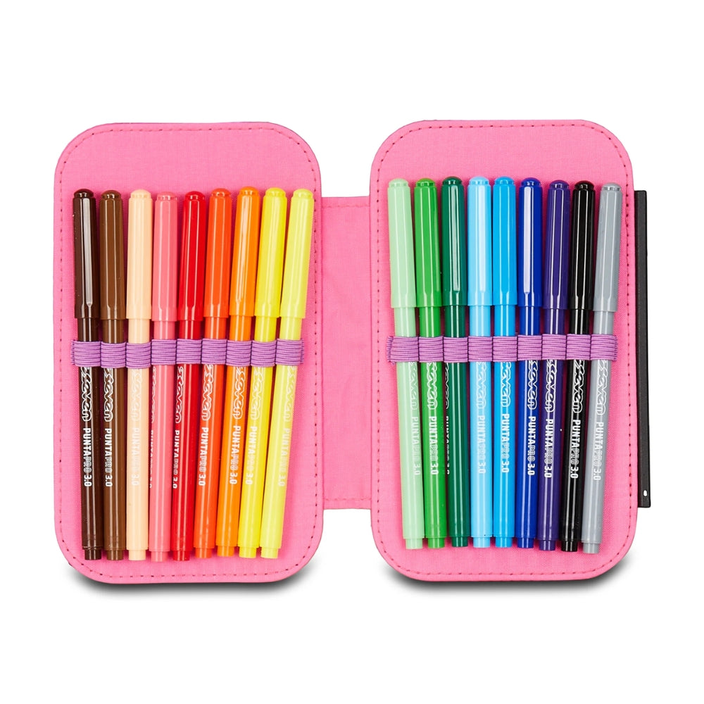 Astuccio Completo 1 Zip Sj Gang Speed Pad New - Flyunicorn Girl - Fucsia/Rosa