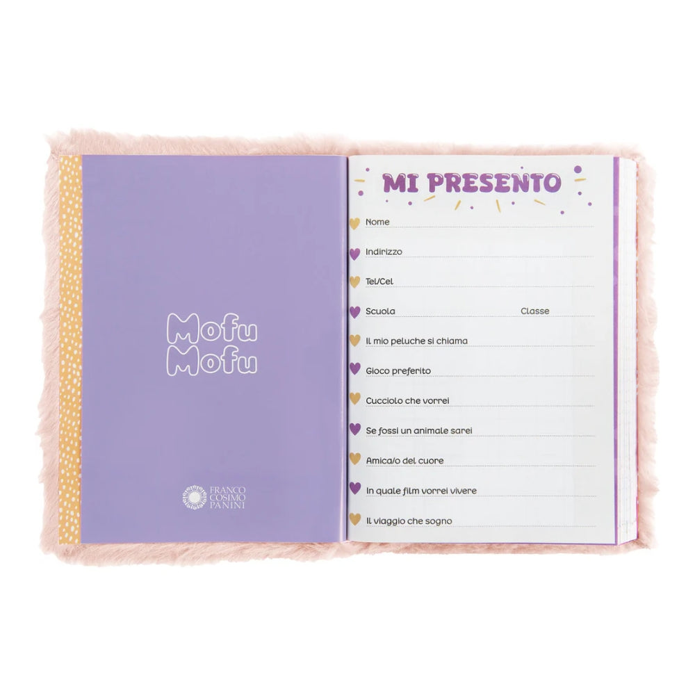 Diario Standard Giornaliero Mofu Mofu Orso, Datato 2025/2026, 12 Mesi - Franco Cosimo Panini