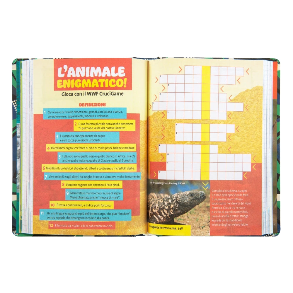 Diario Standard Giornaliero WWF Lupo, Datato 2025-2026, 12 Mesi - Franco Cosimo Panini