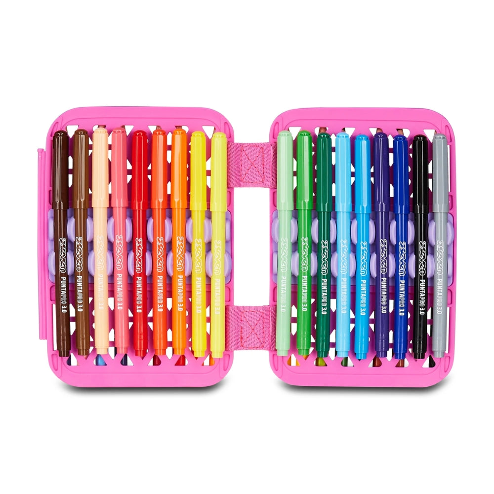 Astuccio Completo 1 Zip Sj Gang Speed Pad New - Game Led Girl - Fucsia/Rosa