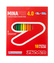 Seven MinaPro 4.0 – Set 18 Pastelli a Colori