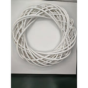 Ghirlanda Legno Bianco