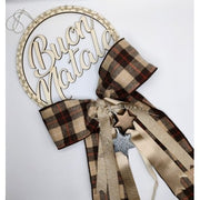 Ghirlanda In Legno Buon Natale