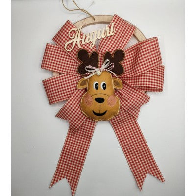 Ghirlanda Auguri Renna