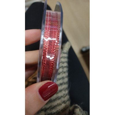 Nastro Semirigido Oro- Rosso- Argento