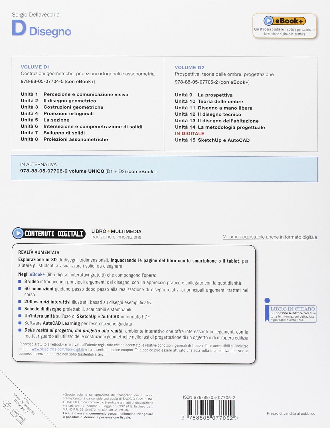 D disegno. Per le Scuole superiori. Con e-book. Con espansione online. Prospettiva, teoria delle ombre, progettazione (Vol. 2)