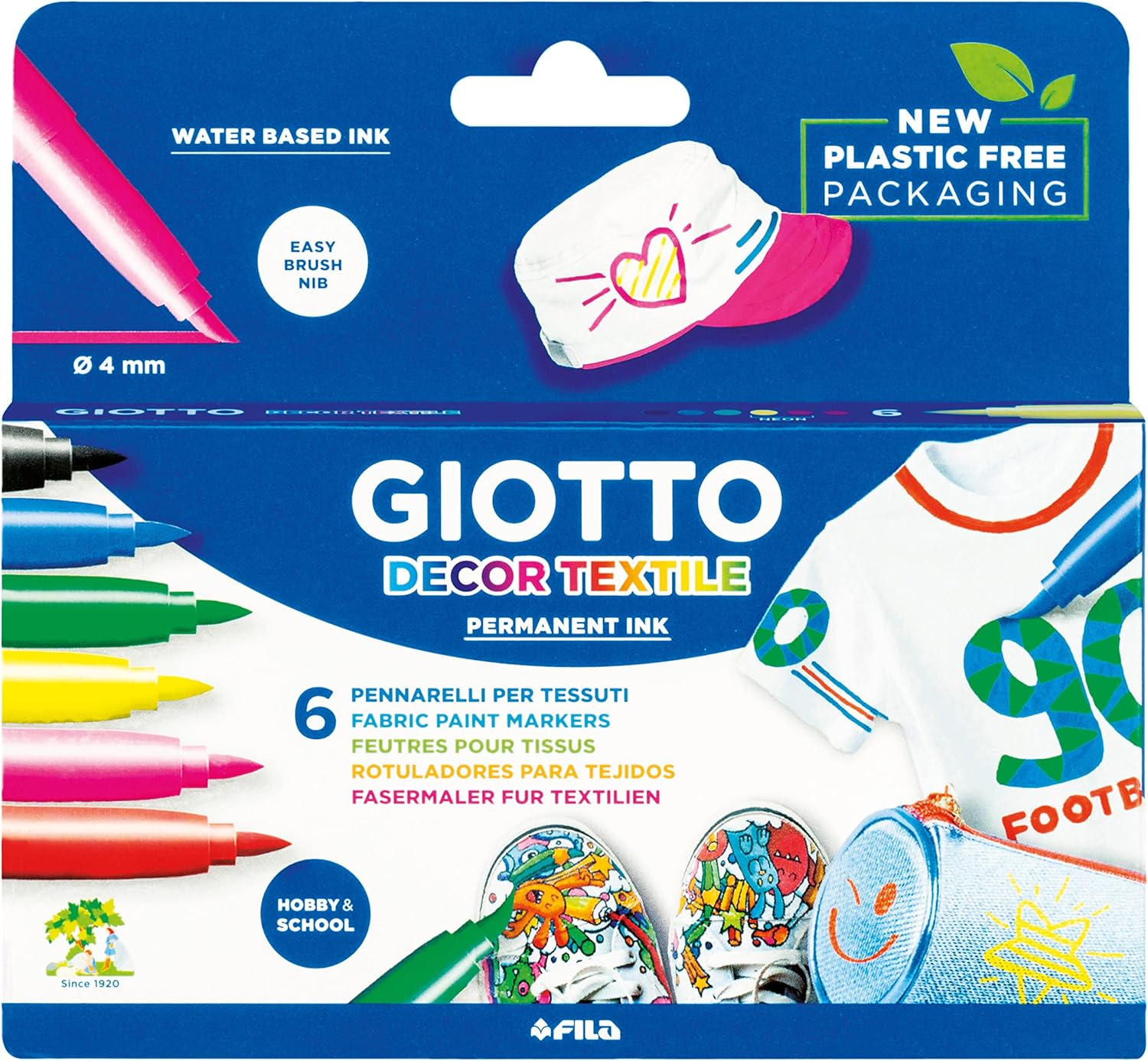 Giotto  Decor Textile Pennarelli