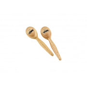 Nino Percussion Nino565, Coppia Di Maracas Piccole Ovali In Legno
