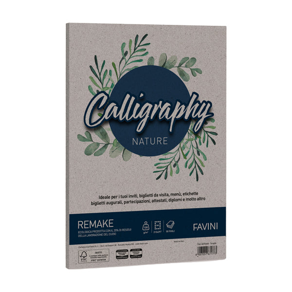 Carta Calligraphy Nature Remake - A4 - 250 gr - Favini - conf. 50 fogli