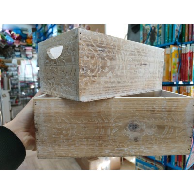 Cassette In Legno 2 Pezzi