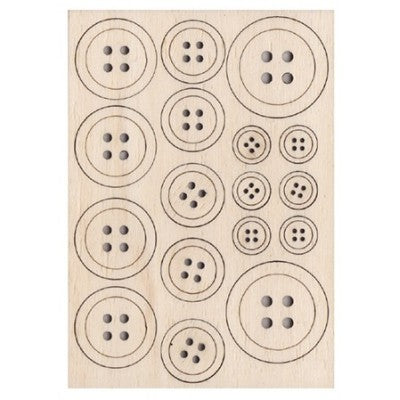 Bottoni Tondi In Legno Renkalik