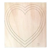 Cuore Saturno In Legno Renkalik