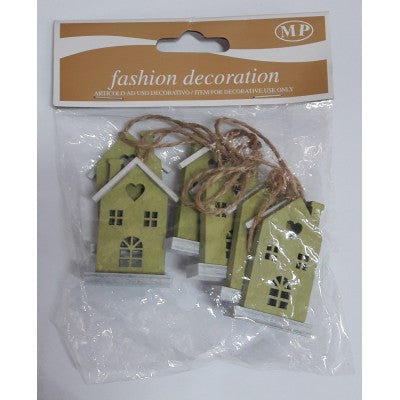 Sagome Casette Verdi – Confezione 6 Pezzi