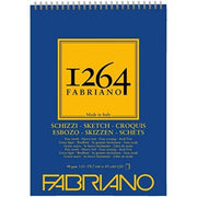 Fabriano Blocco 1264 Per Schizzi A4 Gr.90/mq Fogli 120 Spiralato Lato Corto