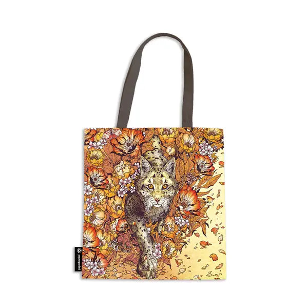 Borsa in Tela "Lynx Rising – Erica Williams Art"
