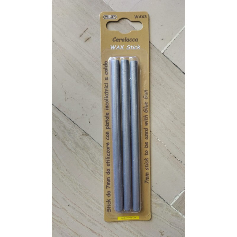 Set 3 Stick Ceralacca Per Pistole A Caldo 7mm - Wiler