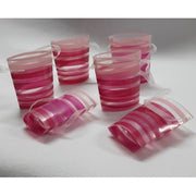 Secchiello Portaconfetti Rosa - Confezione 6 Pezzi