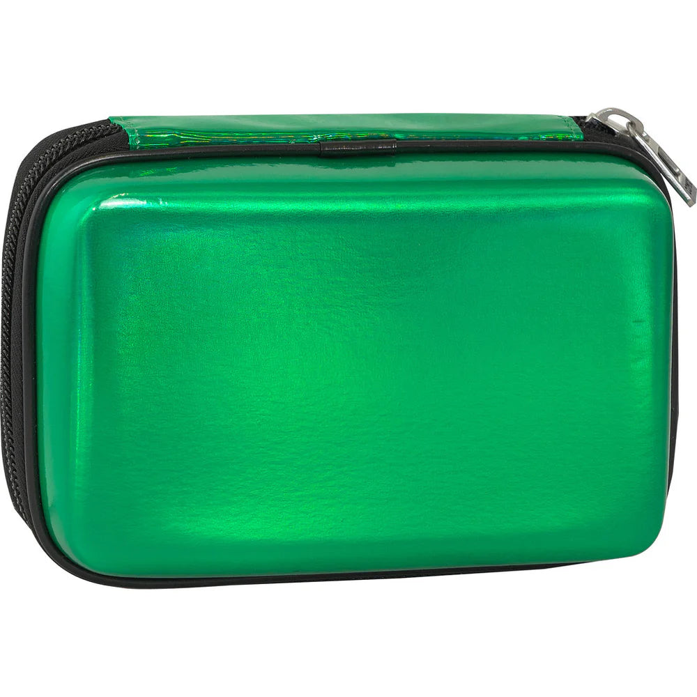 Astuccio COMIX Maxi Zip Cover Rigida con Maxi Logo in Rilievo, 21 x 14,5h x 6,5 cm – Colori Assortiti