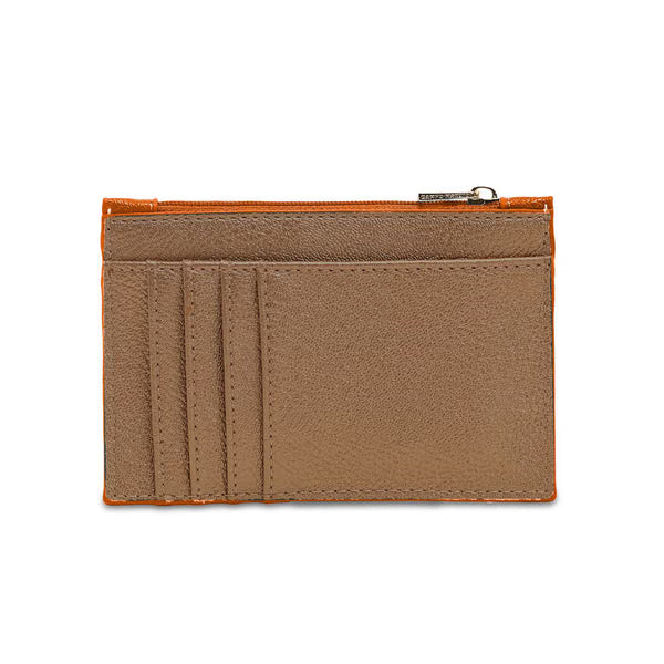 Portacarte Matilde Arancione-Bronzo – Campo Marzio