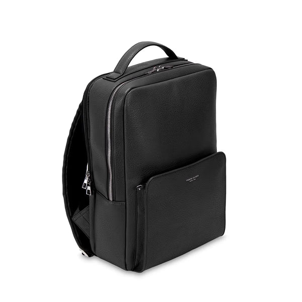 Zaino 13" Doha Nero e Blu Lapislazzuli – Campo Marzio