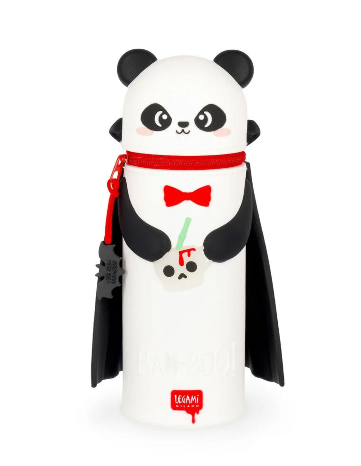 Astuccio 2-in-1 in Silicone Panda "Bam-Boo" Halloween - Kawaii