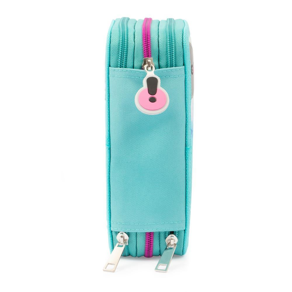 Astuccio Completo 3 Zip Turtle Bloom - Giochi Preziosi