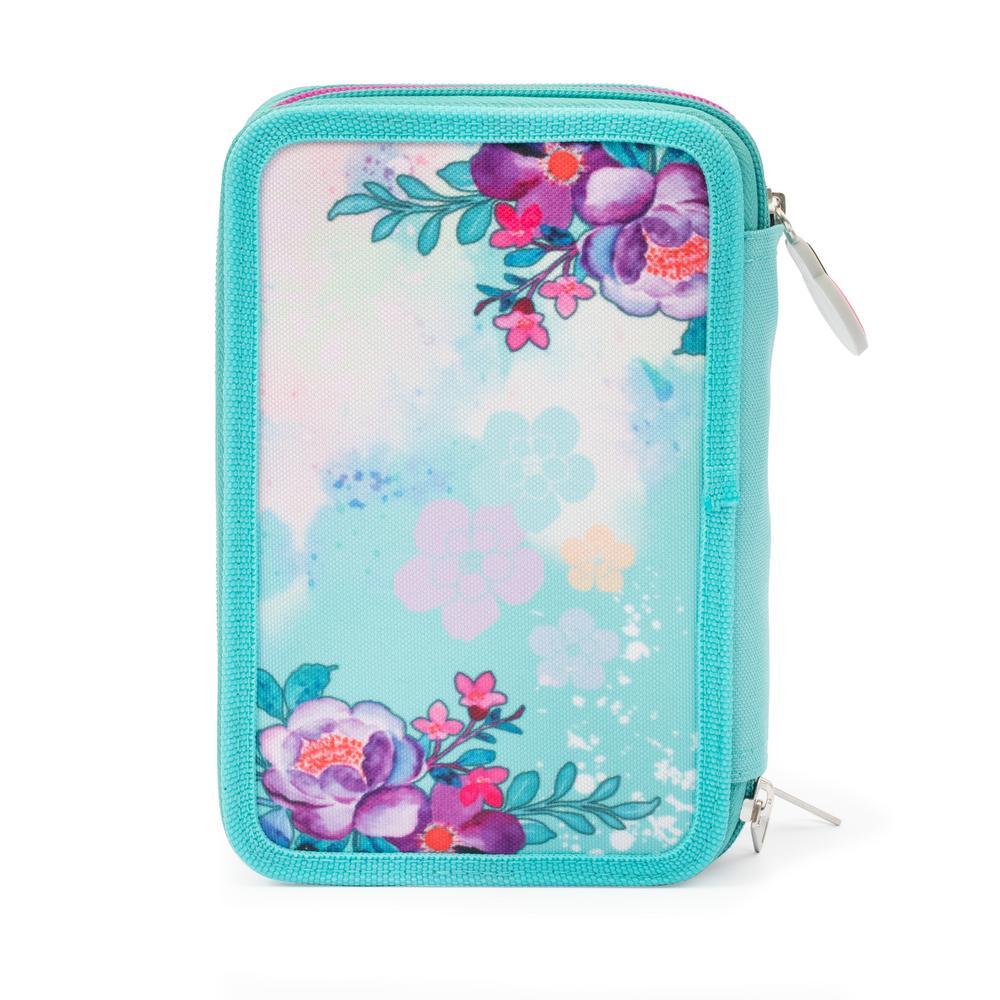 Astuccio Completo 3 Zip Turtle Bloom - Giochi Preziosi