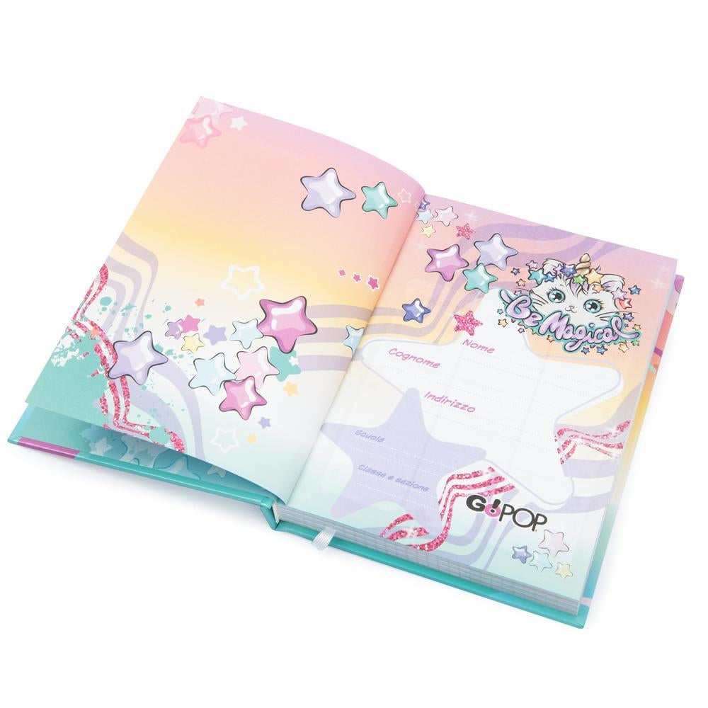 Diario Standard Giornaliero GoPOP Girl, Datato 2025/2026, 10 Mesi - Fantasie Assortite