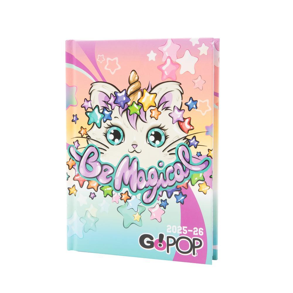 Diario Standard Giornaliero GoPOP Girl, Datato 2025/2026, 10 Mesi - Fantasie Assortite