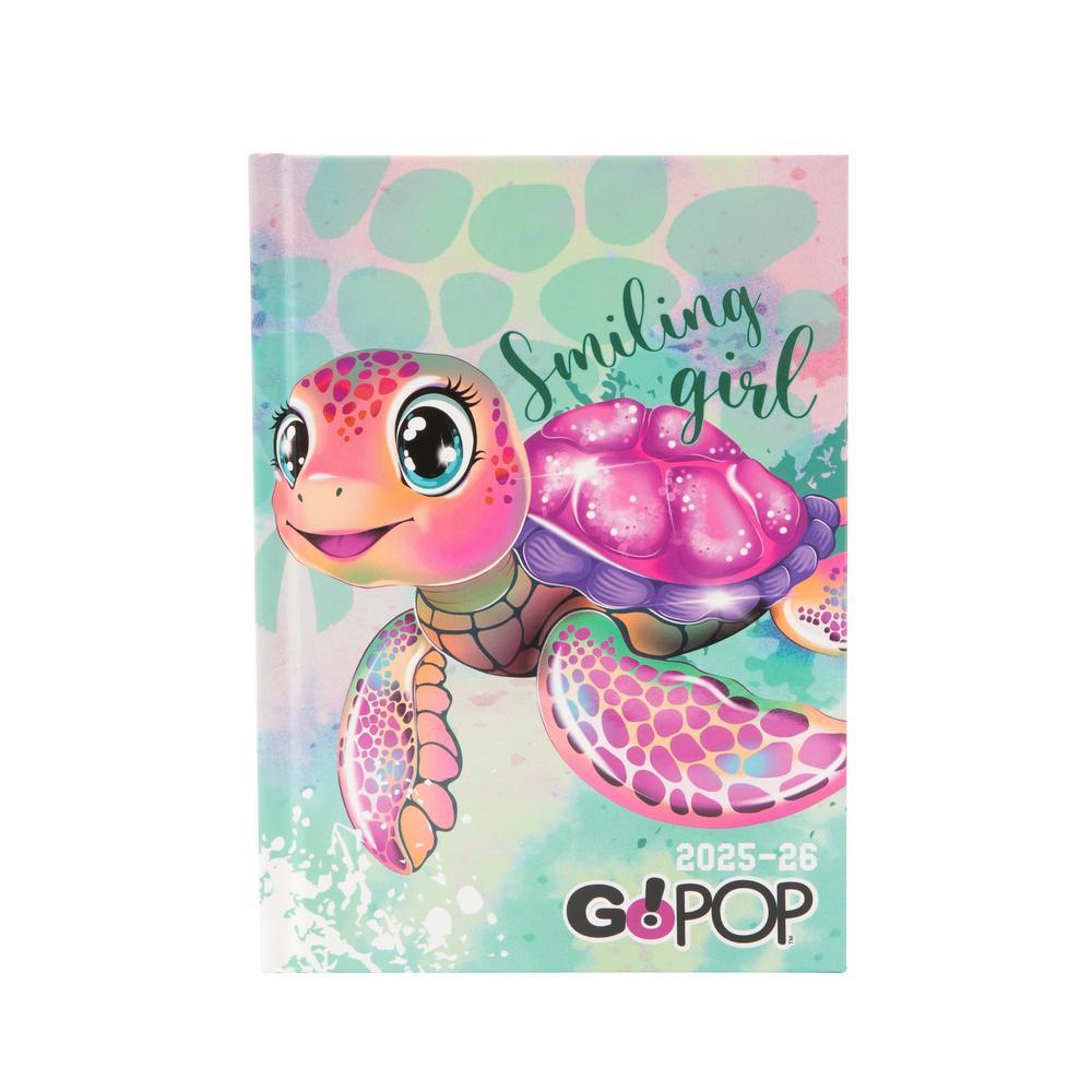 Diario Standard Giornaliero GoPOP Girl, Datato 2025/2026, 10 Mesi - Fantasie Assortite