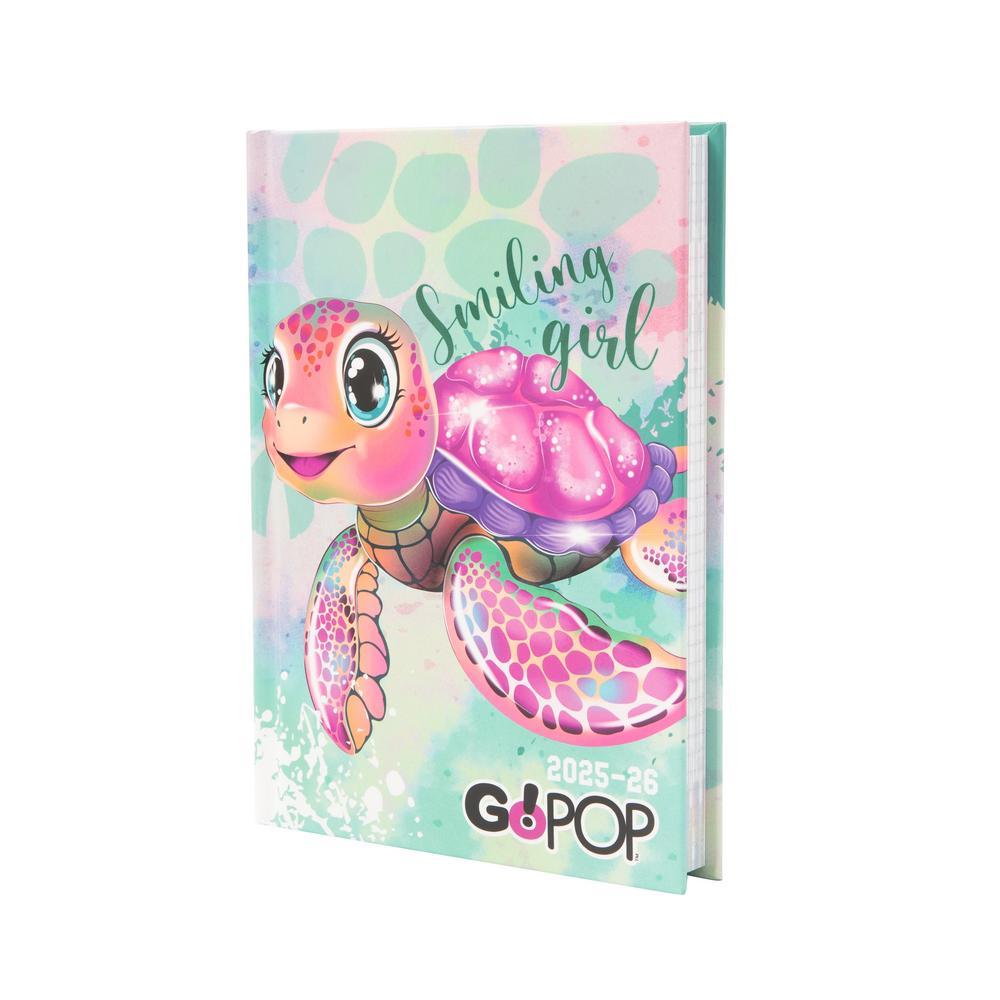 Diario Standard Giornaliero GoPOP Girl, Datato 2025/2026, 10 Mesi - Fantasie Assortite