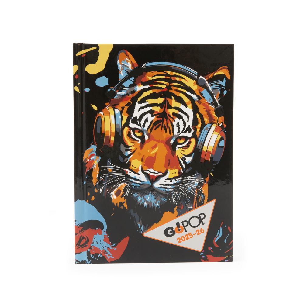 Diario Standard Giornaliero GoPOP Boy, Datato 2025/2026, 10 Mesi - Fantasie Assortite