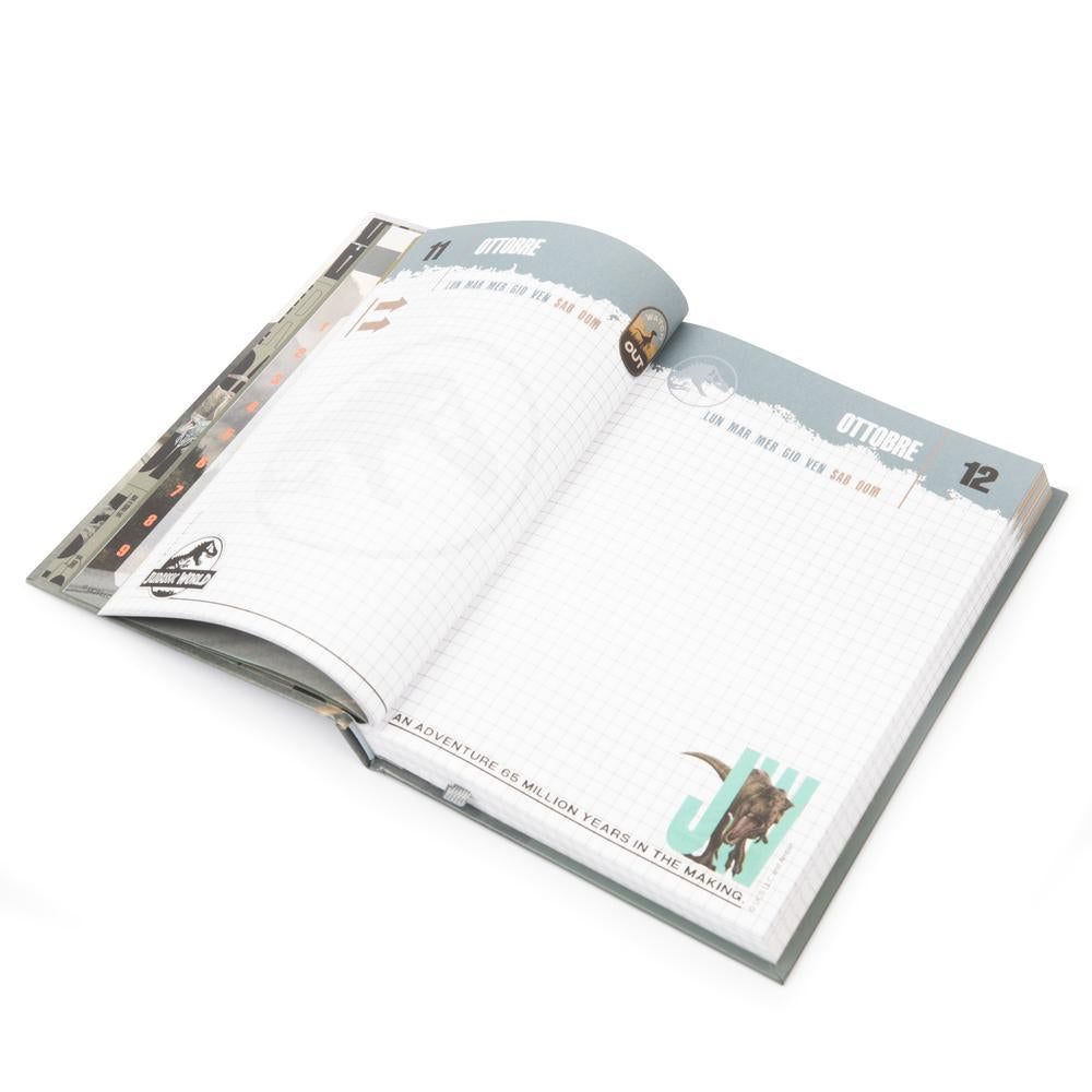 Diario Standard Giornaliero Jurassic World, Non Datato, 10 Mesi - Giochi Preziosi