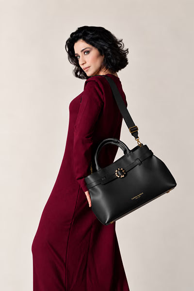 Borsa a Mano Twist Nero – Campo Marzio