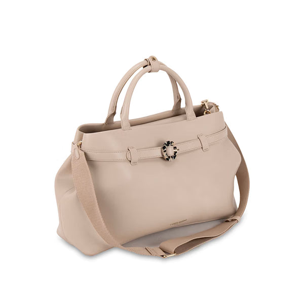 Borsa a Mano Twist Beige – Campo Marzio
