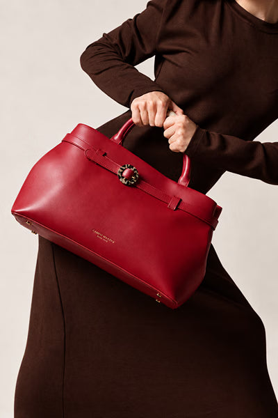 Borsa a Mano Twist Rosso Scarlatto – Campo Marzio
