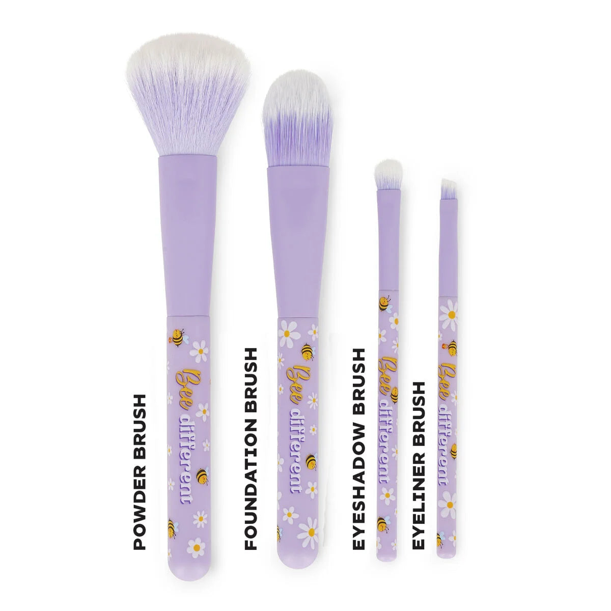 Set di 4 Pennelli per il Trucco Bee - Oh My Glow! - Legami