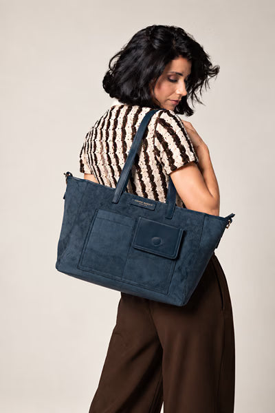 Borsa a Spalla Core Marrone e Blu – Campo Marzio
