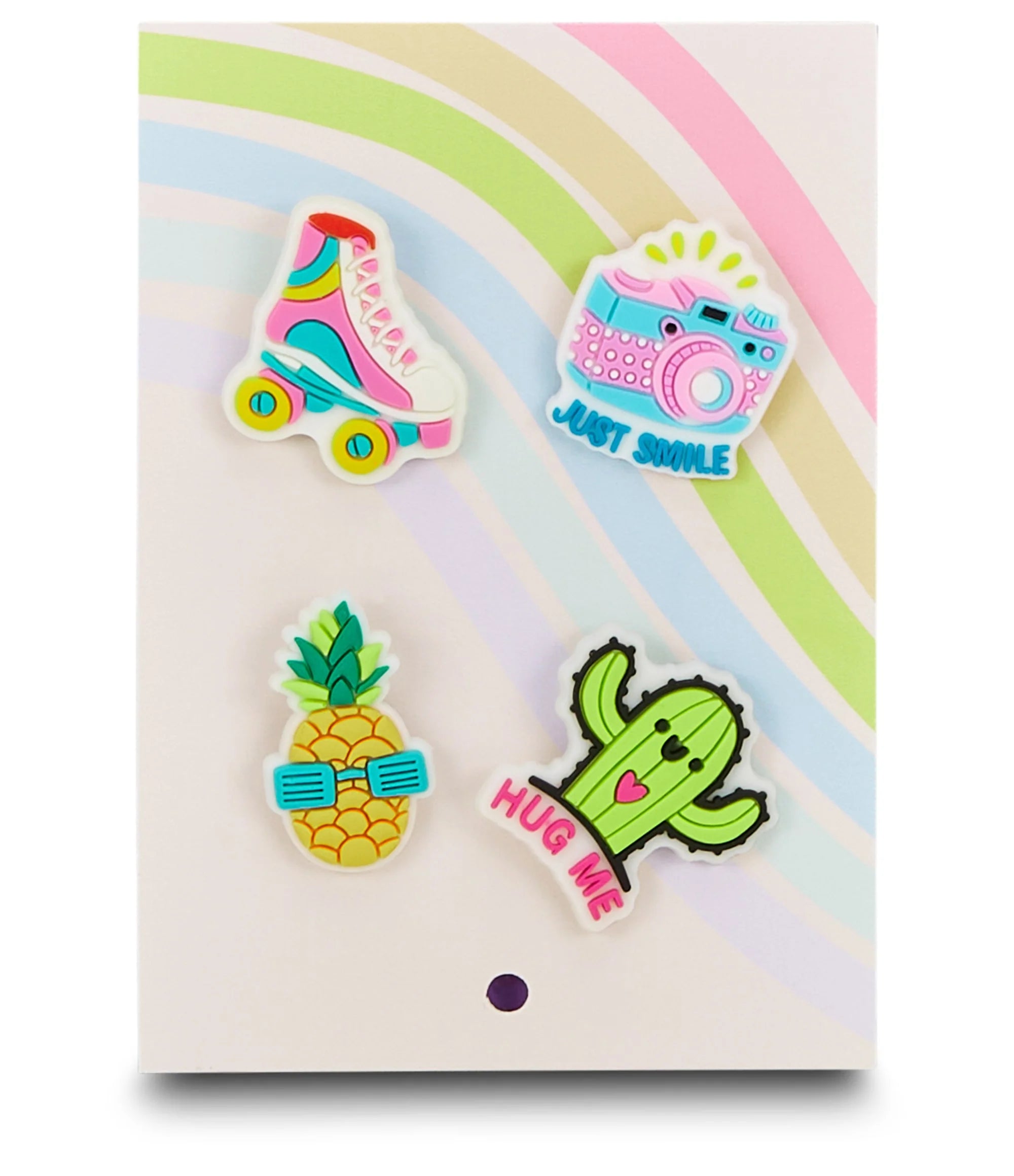 Zaino Scuola Estensibile Big 24L - SJ GANG Tinypatch Girl - con Patch Riposizionabili – Fucsia