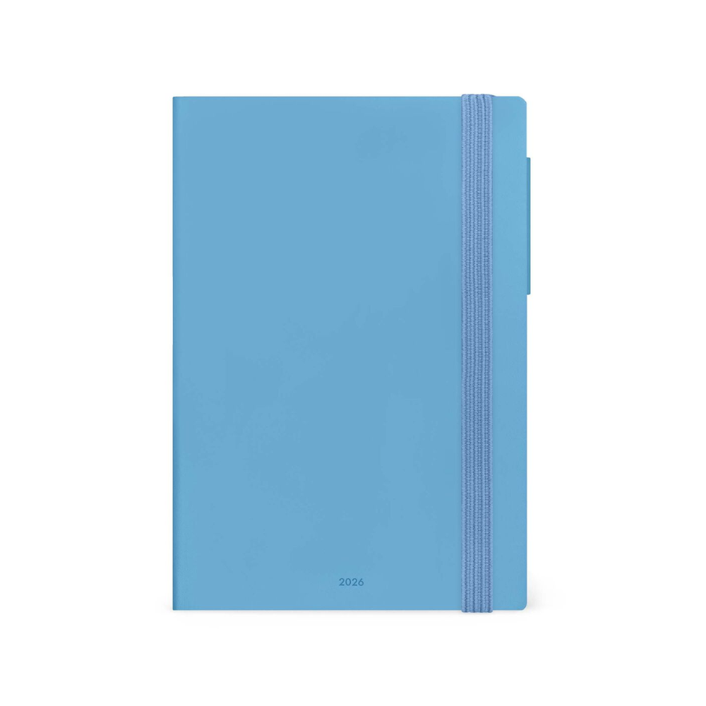 Agenda Giornaliera 12 Mesi Medium 2025/2026 – Azzurro - Legami
