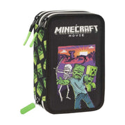 Astuccio 3 Zip con Corredo Minecraft Movie - Franco Cosimo Panini