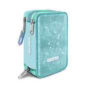 Astuccio 3 Zip Premium Super Crystal Verde - Giotto