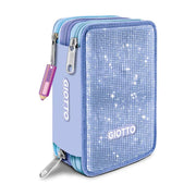 Astuccio 3 Zip Premium Super Crystal Lilla - Giotto