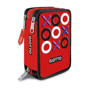 Astuccio 3 Zip Camouflage Red - Giotto