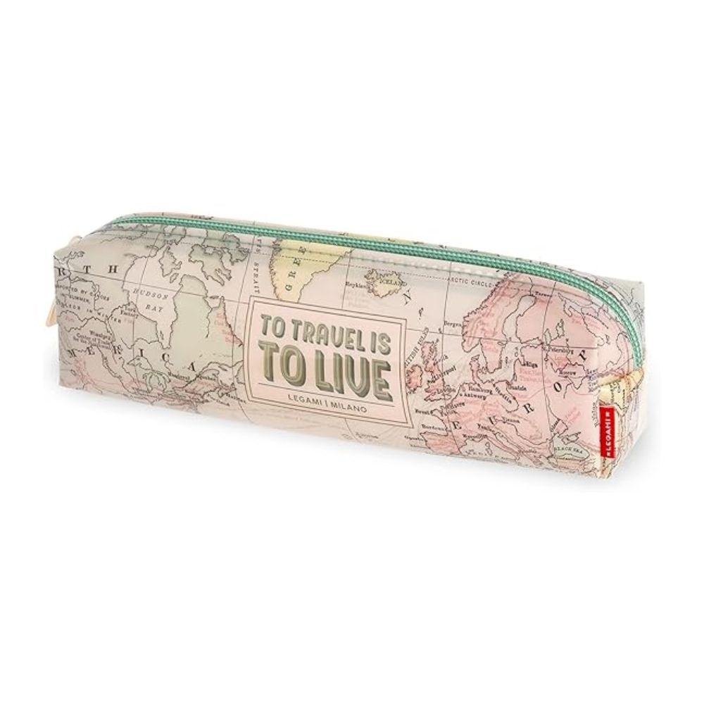 Astuccio trasparente Legami – Tema Travel Edition