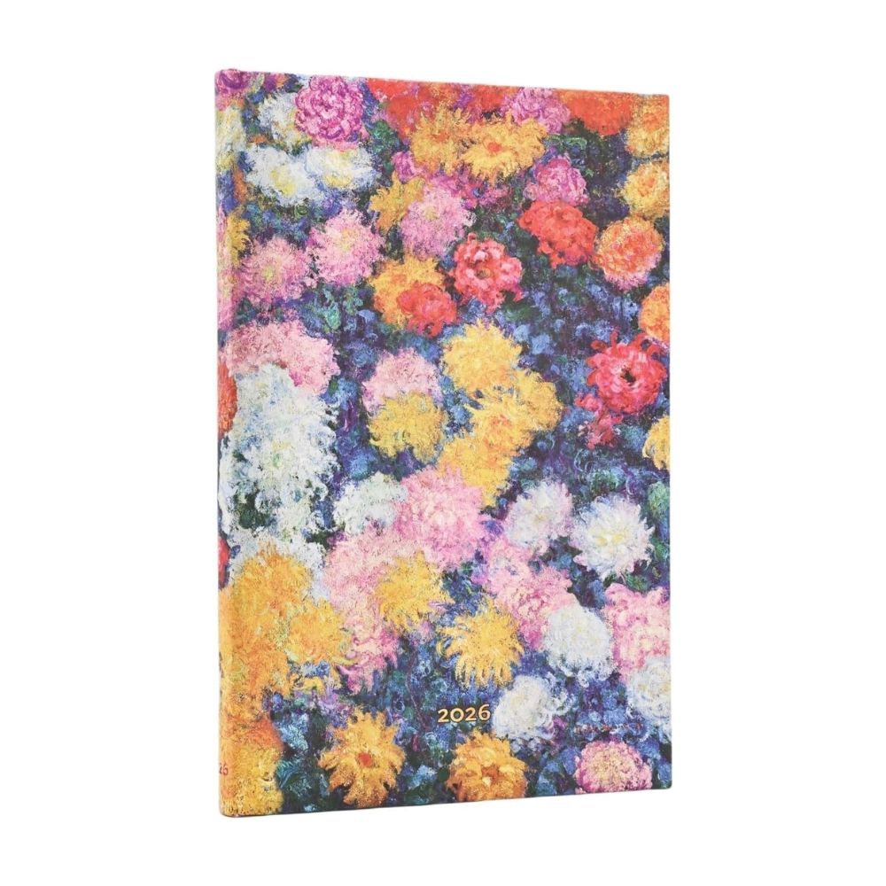 Agenda Paperblanks 2026 – I Crisantemi di Monet, planner annuale 12 mesi