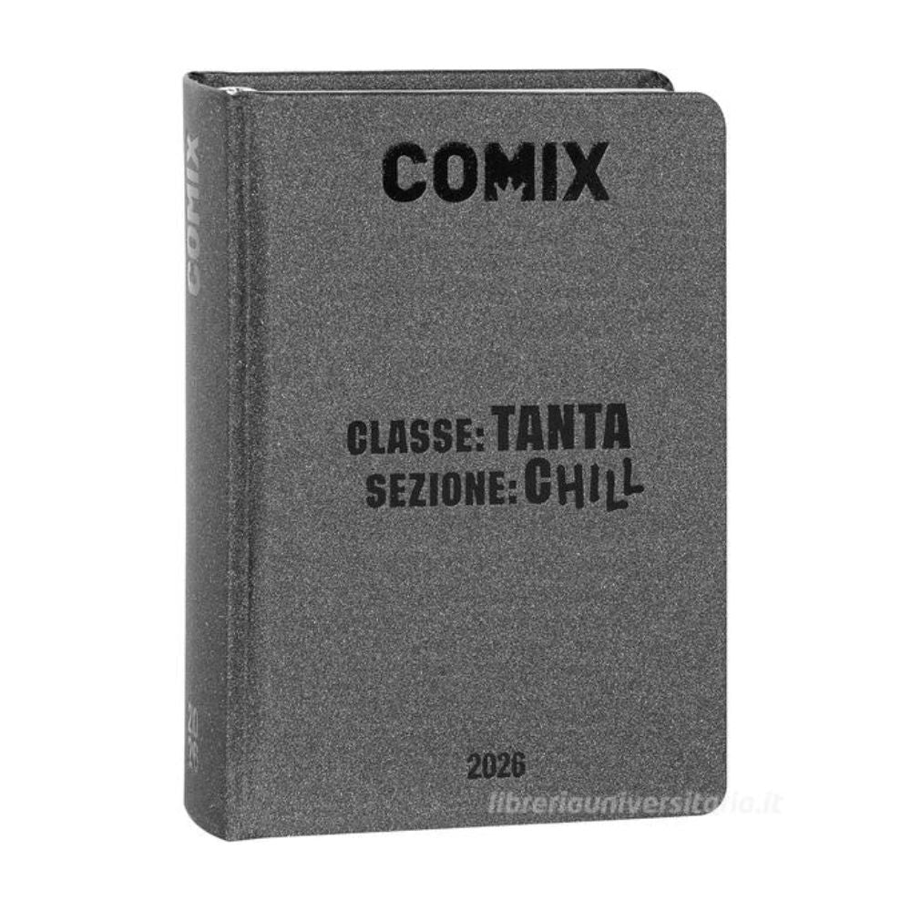 Agenda Comix 2025-2026 Standard 16 mesi – Carbone