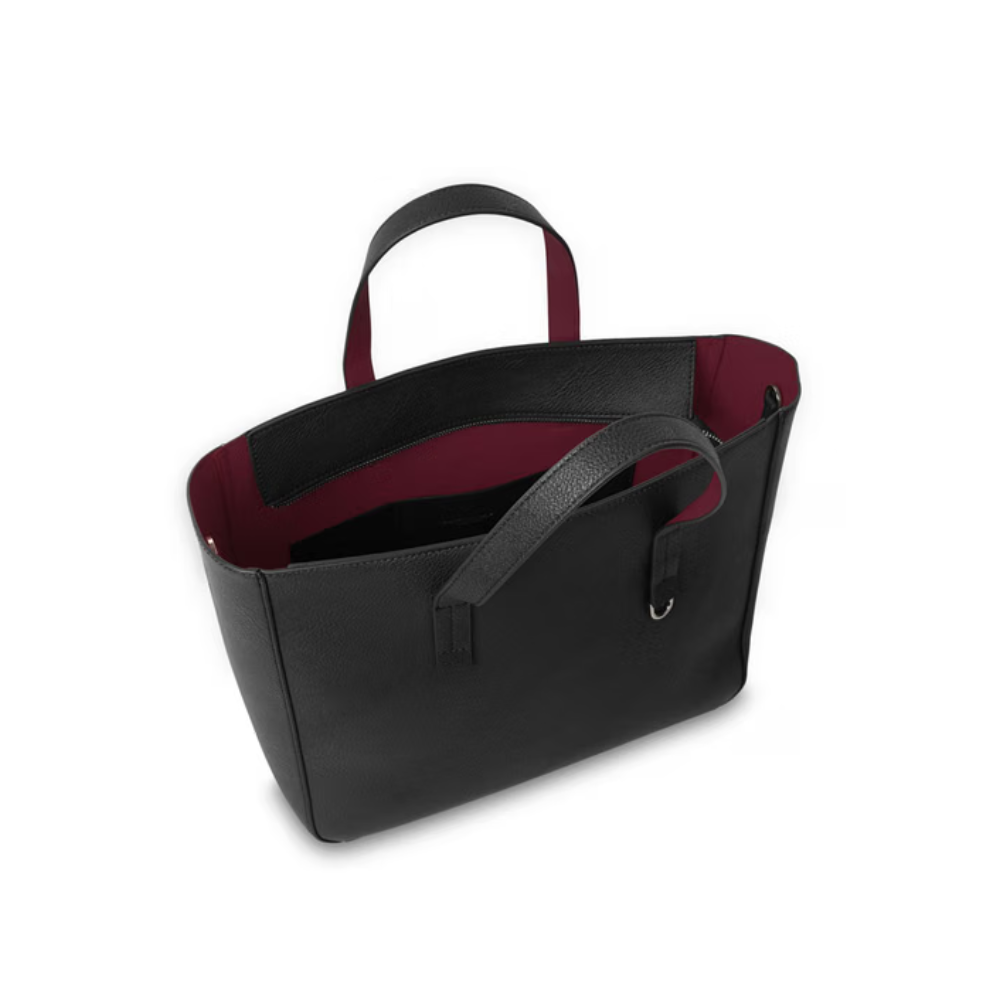 Borsa Ashley Handbag Black-Burgundy – Campo Marzio