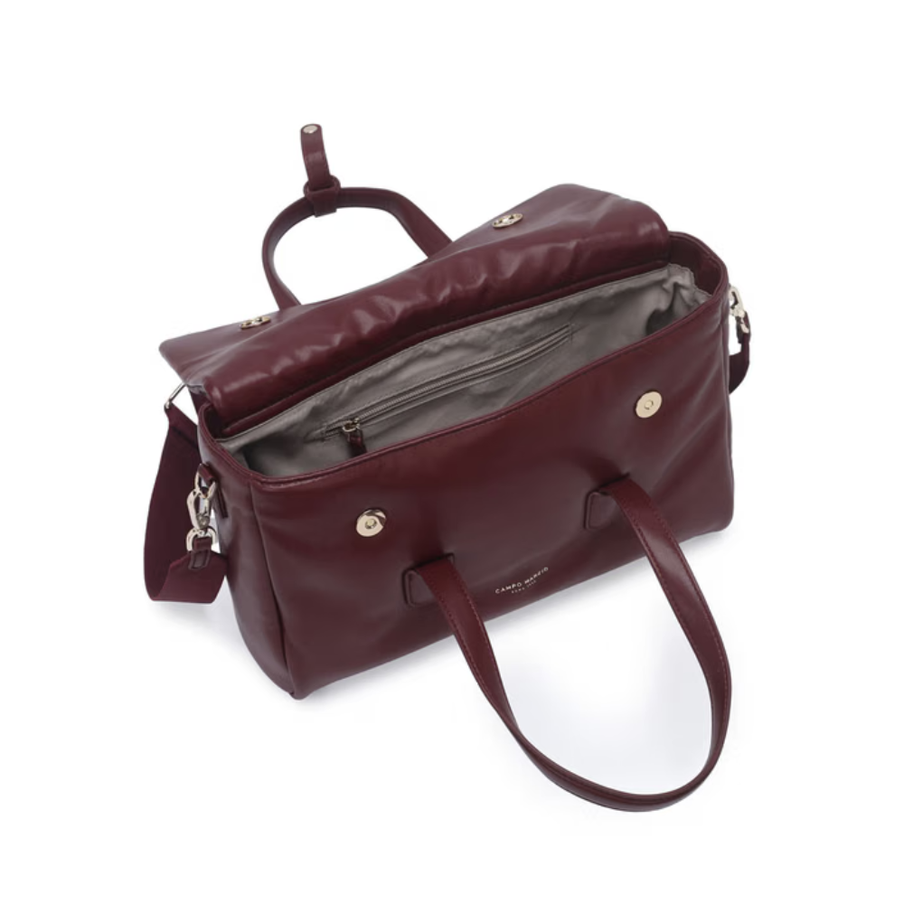 Borsa a mano Adelaide Handbag Burgundy di Campo Marzio